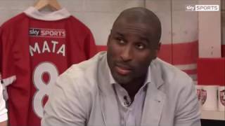 Pep Owen Stam Sven Sol Campbell amp Andy Cole on Paul Scholes [upl. by Ortiz20]