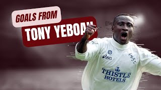 A few career goals from Tony Yeboah [upl. by Orlina]