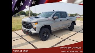 2024 Chevy Silverado 1500 Custom Trail Boss – A Z71 Slate Gray Beauty – with Kent Otott [upl. by Aurora]