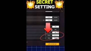 Secret setting push in grandmaster 😈🔥freefire shorts tipsandtricks [upl. by Irene]