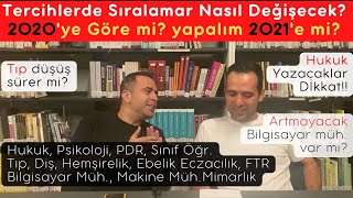 Yks Sıralamalar nasıl değişecek yks tercih sıralamamı kaç sıralama öne çekmeliyim [upl. by Nehte]