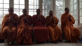 Chanting Monks during a House blessing [upl. by Ettenay695]