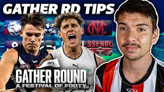 Gather Round 4 AFL Tips  Predictions 2024 [upl. by Liarret]