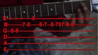 How to Play The Real Slim Shady on Guitar Tabs included [upl. by Yecal]