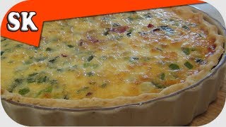 QUICHE LORRAINE RECIPE  Family Budget Meal [upl. by Hsirk]