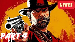 RDR2 Part 4 LIVE 🔴  Grit and Glory – Jimmy Bandjo’s Wild West Adventure [upl. by Hada]