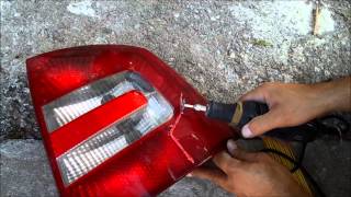 How to repair a damaged taillight at no cost [upl. by Katsuyama]