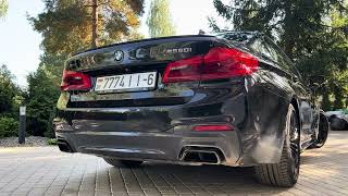 BMW M550i stock exhaust [upl. by Kunin]