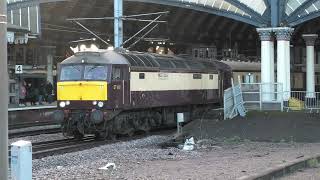 Trains at York 111123 inc Class 57s Midland Pullman HST and more [upl. by Eiram]