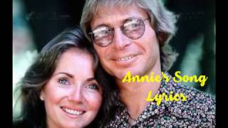 Annies Song Lyrics John Denver [upl. by Anirac]