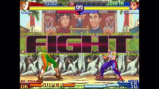 Vega XIsm vs Chun Li  Street Fighter Alpha 3 Arcade [upl. by Pierrepont]