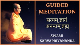 Guided Meditation Satyam Jnanam Anantam Brahma  Swami Sarvapriyananda [upl. by Acinok]