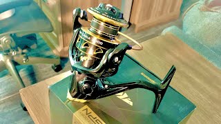 UNBOXING REVIEW KastKing Valiant Eagle Gold Spinning Reel  621 [upl. by Niriam]