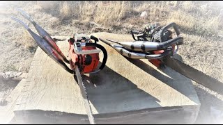 I love twins 2 stroke twin cylinder chainsaw Solo 610 amp Echo 610 evl [upl. by Leuname]