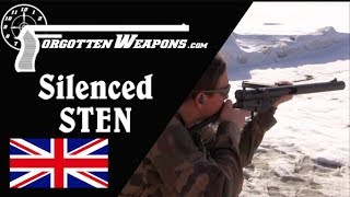 Shooting a Suppressed Sten Gun [upl. by Anaes294]