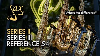 Selmer Paris Alto Saxophones Compared  Series II  Series III  Reference 54 [upl. by Noyk987]