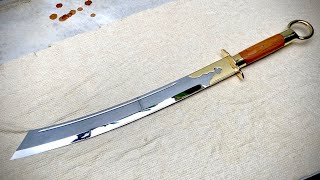 How l made a sword from an old spring [upl. by Fran558]