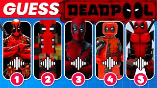 Guess the Deadpool Meme by Dance and Voice  All Deadpool Variants  Ultimate Deadpool Quiz [upl. by Nagyam]