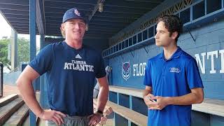 FAU Baseball Team Leader John Schroeder with Tobey Schulman on Summer League amp 2025 Expectations [upl. by Llatsyrk]