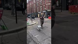 ¿Te atreverías a pasear un perro robot robot ia visionpro shorts [upl. by Dielle182]