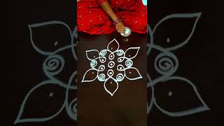 Simple Easy Rangoli Design [upl. by Emee812]