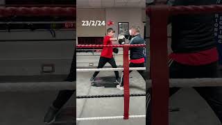 Padwork at Warriors Boxing Academy Part 2 boxing padwork [upl. by Aikrehs126]