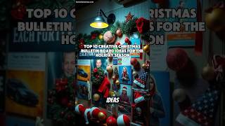 Top 10 Creative Christmas Bulletin Board ideas for the Holiday Season [upl. by Tanhya877]