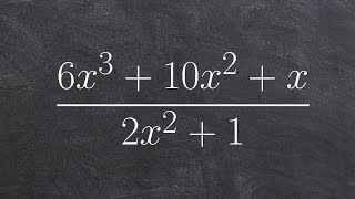 Dividing polynomials using long division [upl. by Cristabel]