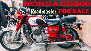 HONDA CD200 ROADMASTER FOR SALE  WALKAROUND AND SOUND  AMMAR THE BIKER [upl. by Damour]