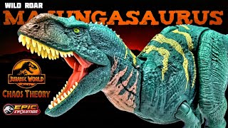 Mattel Jurassic World Chaos Theory Wild Roar quotMajorquot Majungasaurus Review Epic Evolution [upl. by Colinson854]