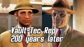 Fallout 4  Meeting VaultTec Representative 200 Years Later [upl. by Ahsekat87]