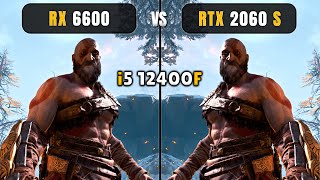 RTX 2060 Super vs RX 6600  i5 12400F  1080p  DLSSFSR  Test In 14 Games [upl. by Atrim]