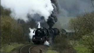 Dampflok 50 3673  52 Anfahrt am Berg schleudern stark nach unplanmäßigem Betriebshalt [upl. by Yesnek351]