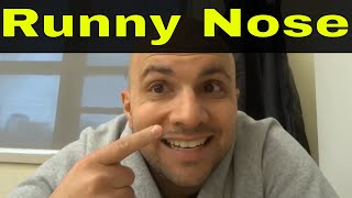 How To Stop A Runny Nose InstantlyEasy Home Remedies [upl. by Seidule]