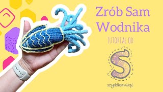 Zrób Sam maskotkę na szydełku ☆ Wodnik ☆ seria znaki zodiaku ☆ tutorial krok po kroku [upl. by Ardnekal]