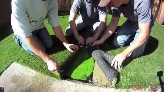 How to properly install artificial grass  Bella Turf [upl. by Biegel]