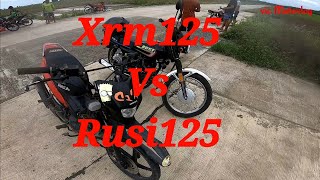 Xrm125 vs Rusi125xrm125 vic motovlog [upl. by Dalston]