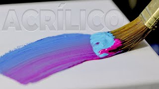 Cómo pintar con acrílicos  Tutorial completo para principiantes [upl. by Andri]