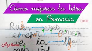 ✏️🧒 Cómo Mejorar la Caligrafía de un Niño de Primaria [upl. by Cattier670]