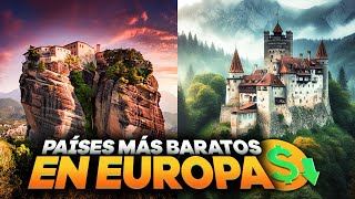 Top 8 Países MÁS BARATOS para VIAJAR en EUROPA 2024 [upl. by Read]