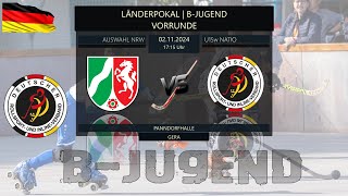 06 🏑 ROLLHOCKEY 🇩🇪 LÄNDERPOKAL  VORRUNDE  U15w Nationalmannschaft vs SG BSH [upl. by Ydnak]