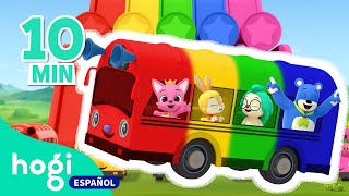 Las Ruedas del Bus y Más  Las Mejores Canciones Infantiles  Hogi en español [upl. by Noraha]