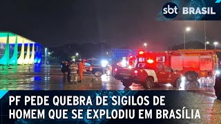 PF pede quebra de sigilo fiscal de responsável por atentado em Brasília  SBT Brasil 151124 [upl. by Ihcego]