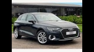 Brand New  Audi A3 14 TFSIe 40 Sport Sportback S Tronic Euro 6 ss 5dr 13kWh  Crewe Audi [upl. by Irolav]