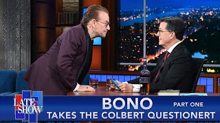 Bono Takes The Colbert Questionert Part 1 [upl. by Karla82]