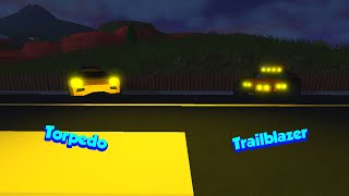 Is The Trailblazer Faster Than The Torpedo  Roblox Jailbreak Speed Test [upl. by Limaa]