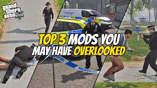 Top 3 Underrated Realism Mods for LSPDFR GTA 5 Police Mod [upl. by Dlanigger311]