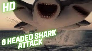 6 Headed shark attack  Action  HD  Full Movie in English [upl. by Britta]