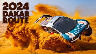 Here it is the Route for the 2024 Dakar Rally [upl. by Mercola]