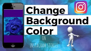 How To Change Background Color On Instagram Story With Photo And Video 2020 [upl. by Roldan]